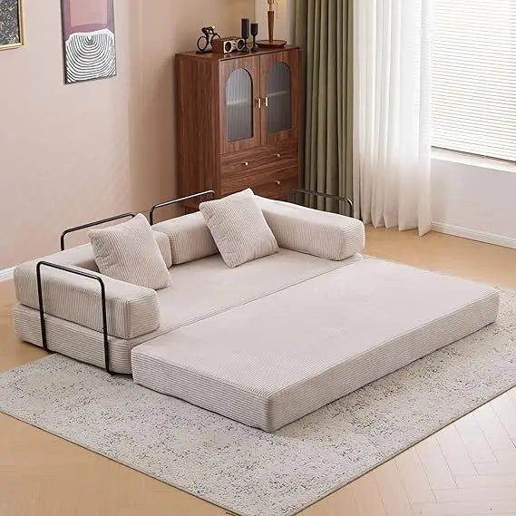 Comfy Convertible Folding Mattress Couch Floor Sofa Bed Lounge
