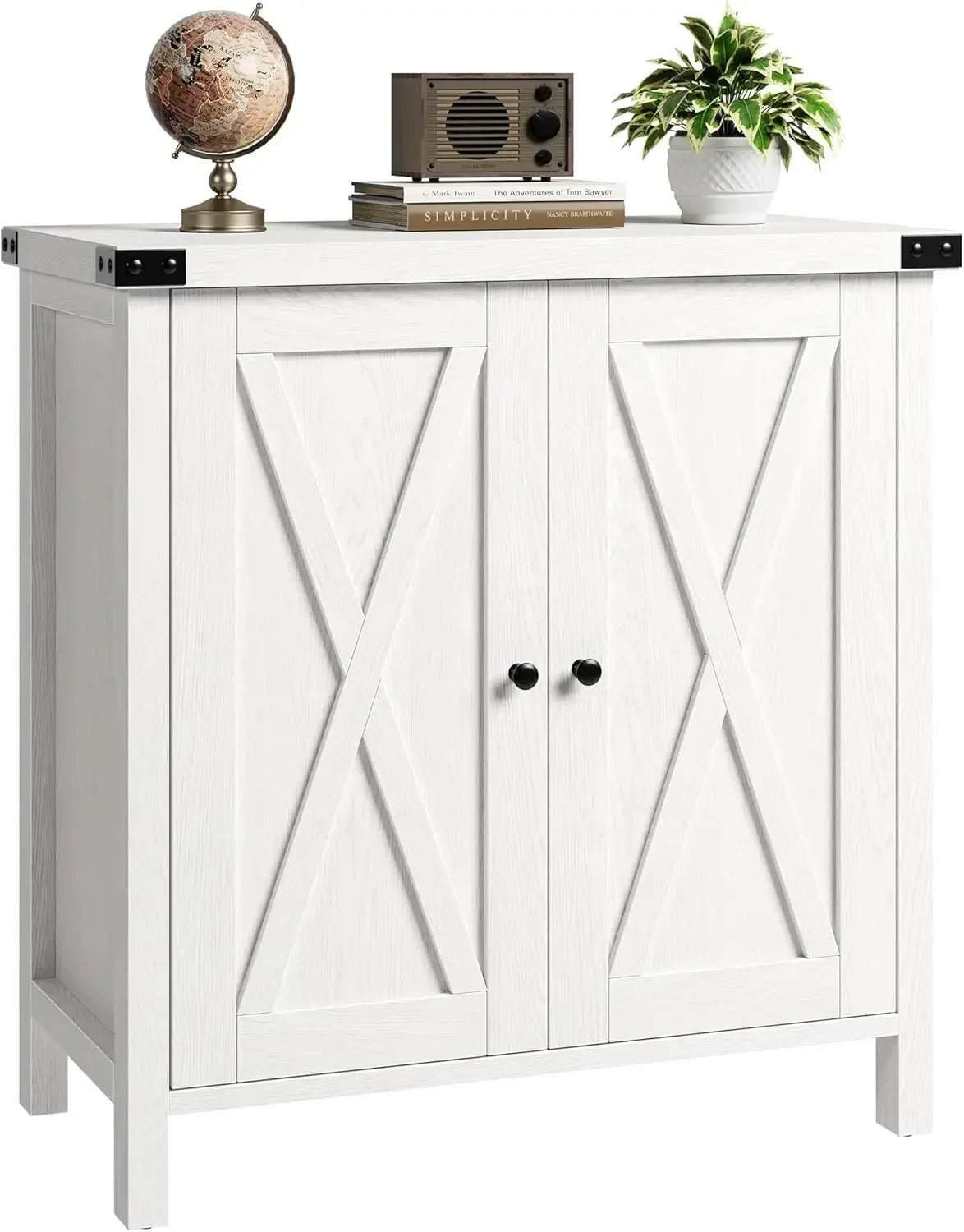 Buffet Cabinet Farmhouse Storage Sideboard Entryway Console Furniture