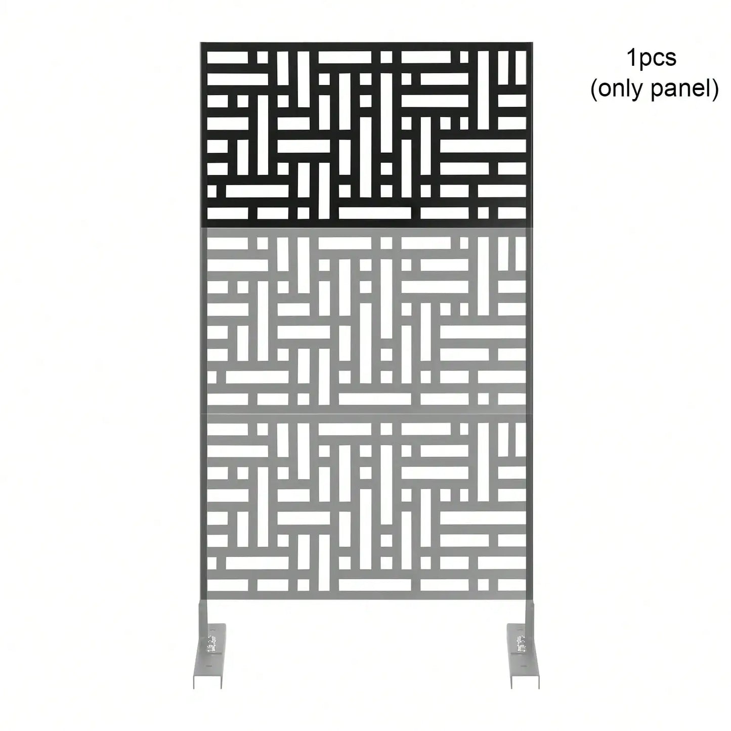 Decorative Metal Outdoor Privacy Screen Panels Freestanding Divider Fence