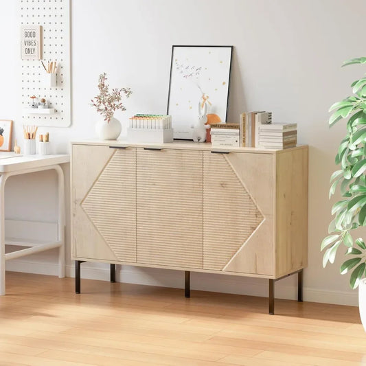 Large Buffet Sideboard Cabinet Mid Century Modern Storage Credenza