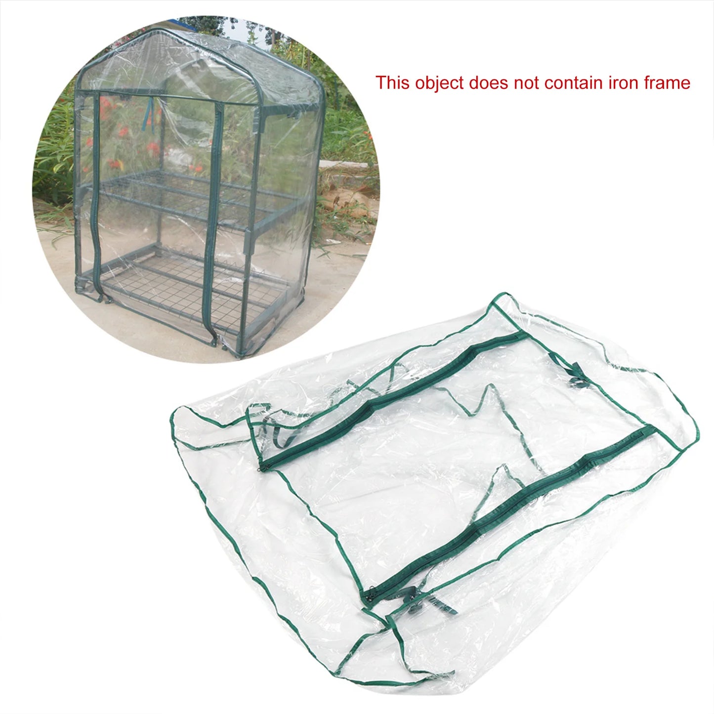 Mini Portable Greenhouse for Outdoor Flower Plants Gardening Without Stand