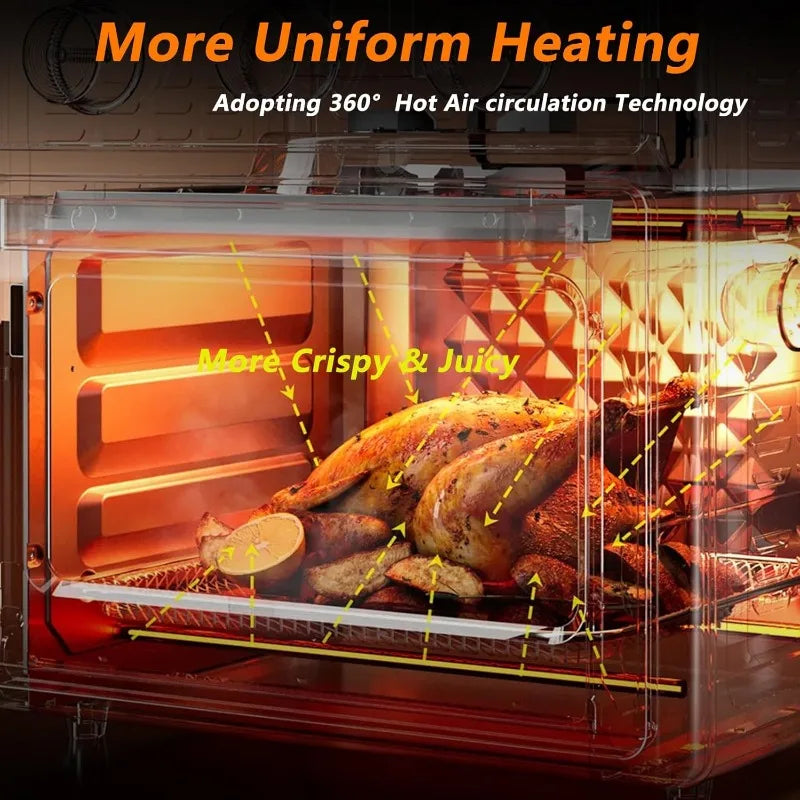 Ljustra 13QT Multifunctional Convection Toaster Oven Air Fryer
