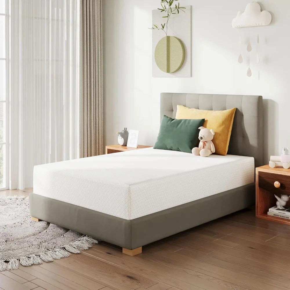 Ljustra Kids Bunk Bed Mattress Memory Foam Cooling Pressure Relief