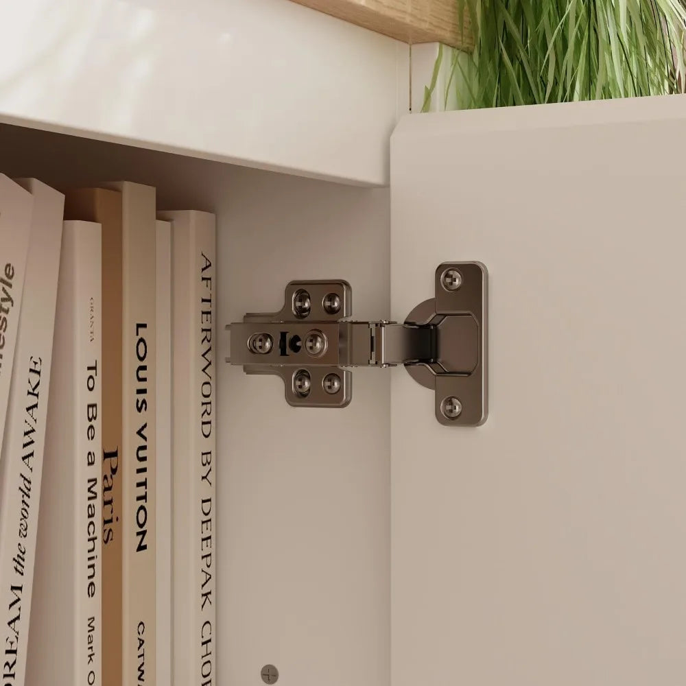 Large 78.7 Inch Sideboard Buffet Cabinet with Storage 4 Doors Console