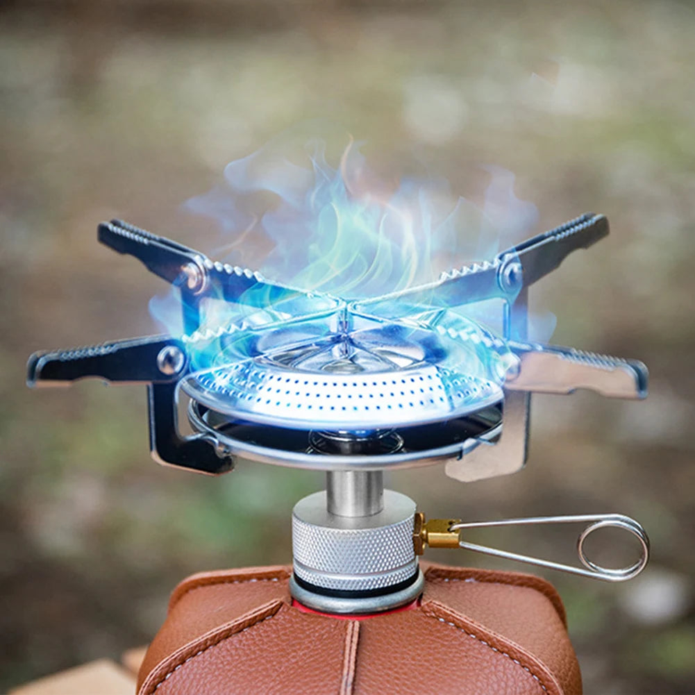 Portable Outdoor Camping Gas Stove Lightweight Adjustable Flame Hiking