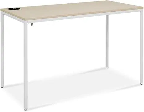 Brite Table Desk 48" Computer Desk with Maple Top and Steel Frame