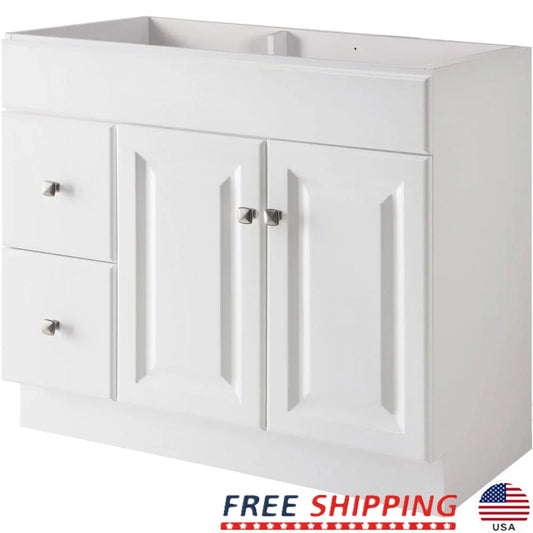 Ljustra 36 Inch Bathroom Vanity Solid Wood Moisture Resistant Assembly