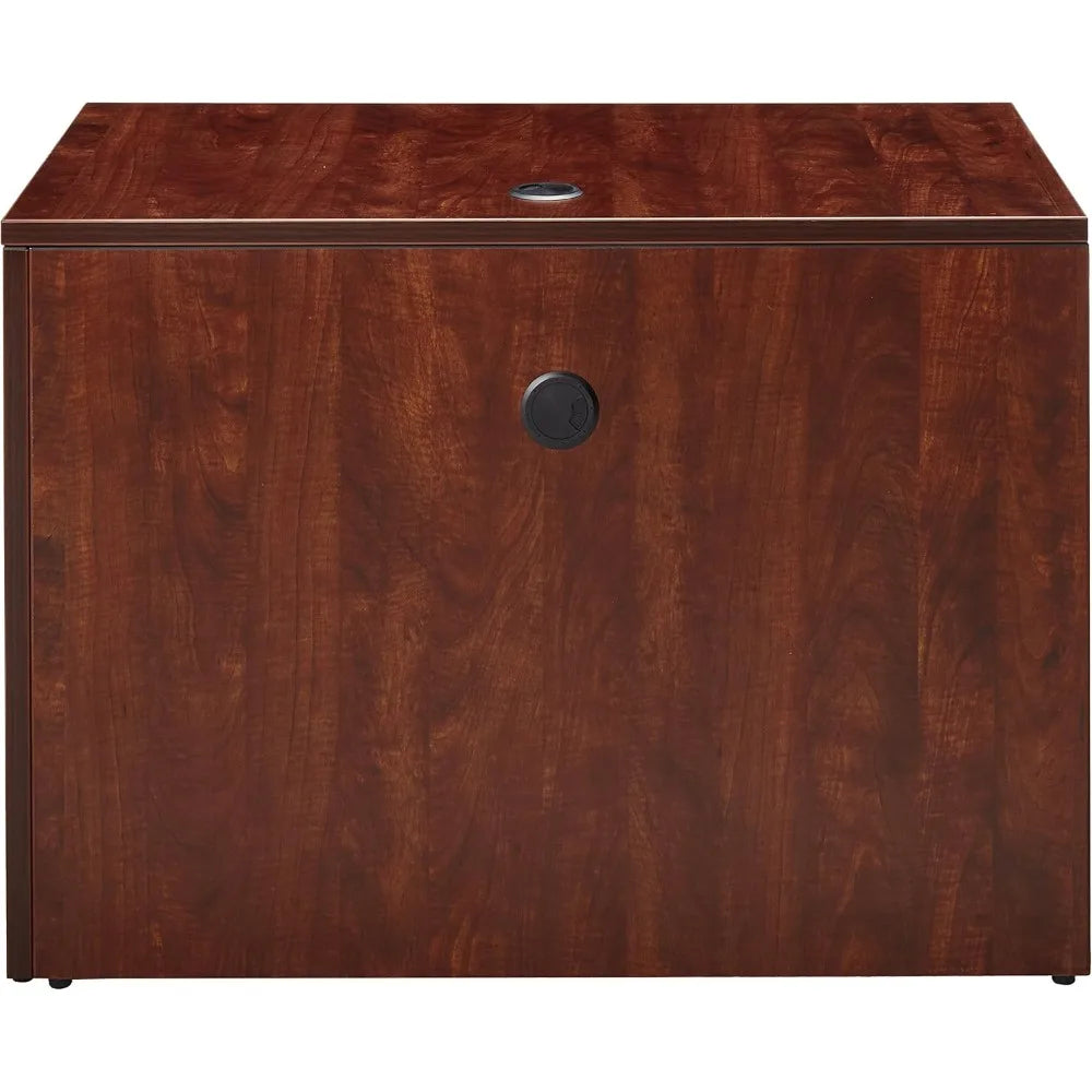 Ljustra 69000 Series Modern Desk Cherry Engineered Wood Office Furniture