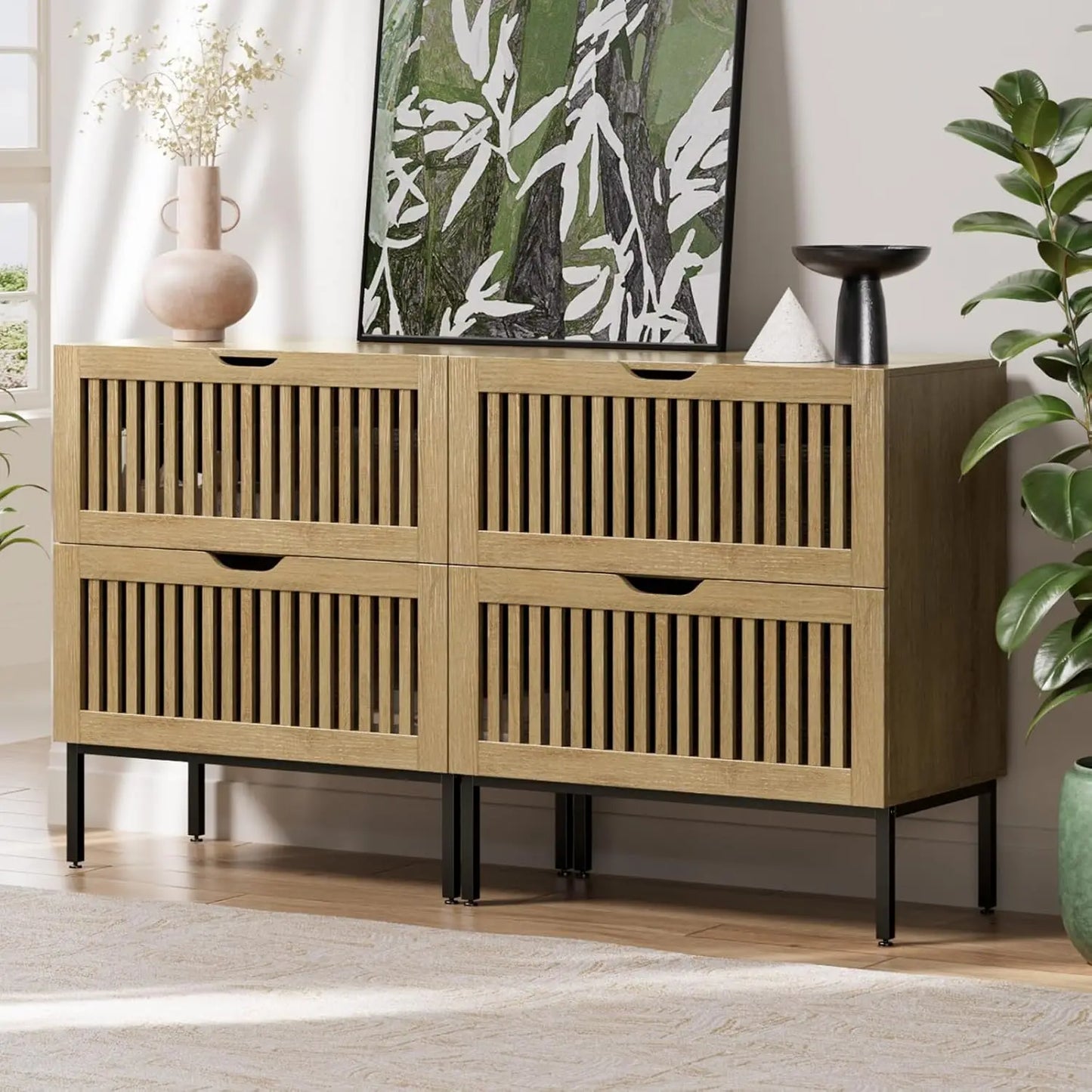 Storage Cabinet 28 Inch Farmhouse Buffet Sideboard Coffee Bar Kitchen