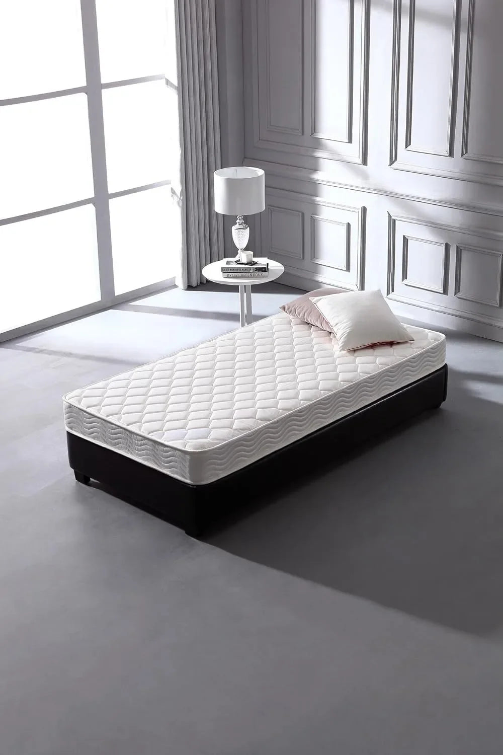 Ljustra 6 Inch Twin Mattress Hybrid Euro Top Comfort Eco-Friendly Innerspring