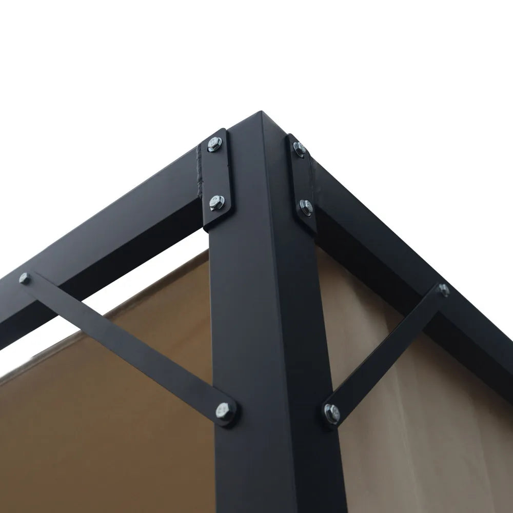 Westray Steel 9.5x9.5 FT Gazebo Outdoor Canopy Garden Patio Shelter