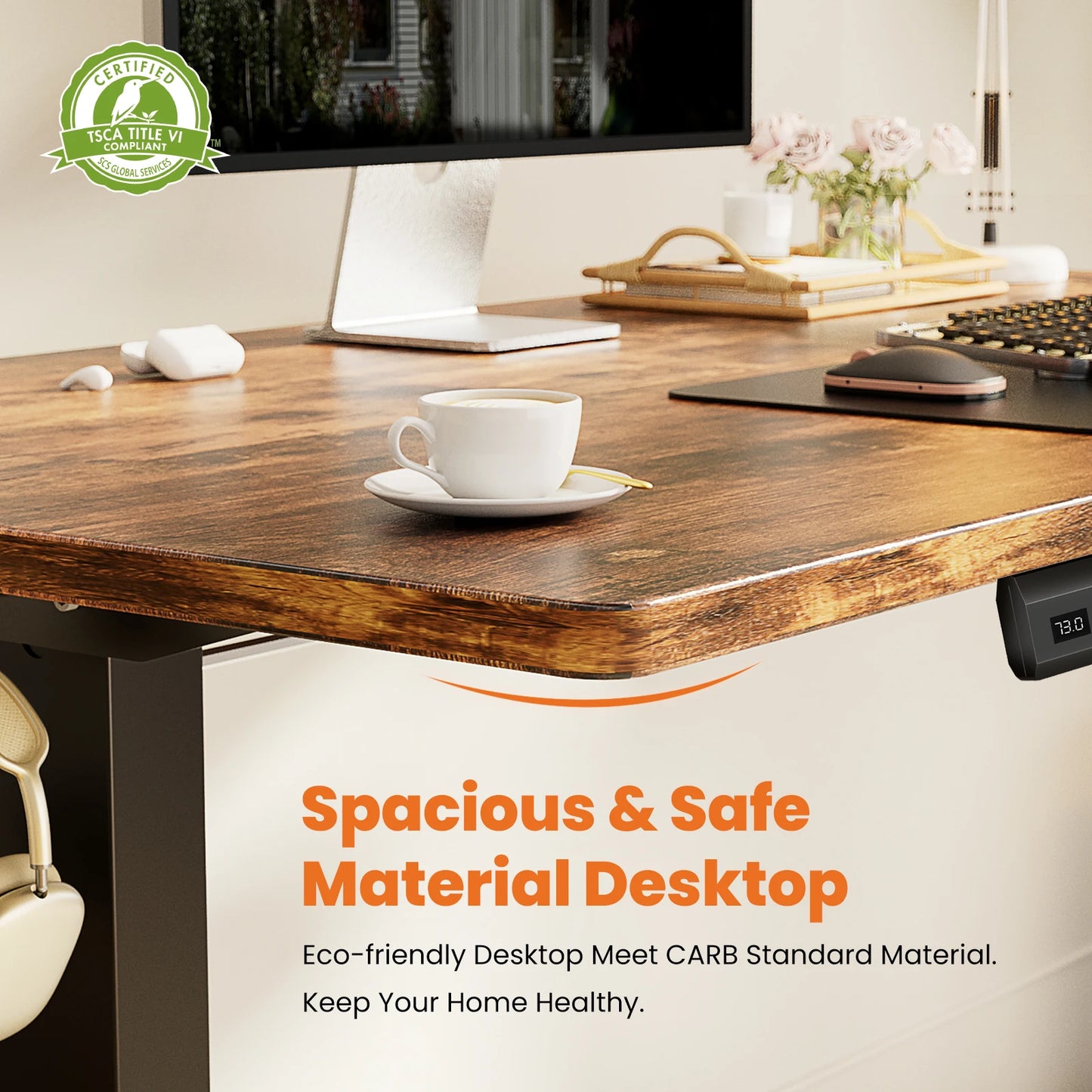 Ljustra Electric Height Adjustable Standing Desk Ergonomic Workstation