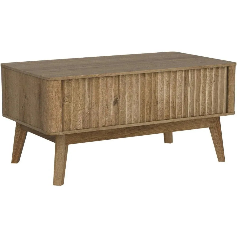 Brooklyn Lift Top Coffee Table Mid Century Modern Farmhouse Storage