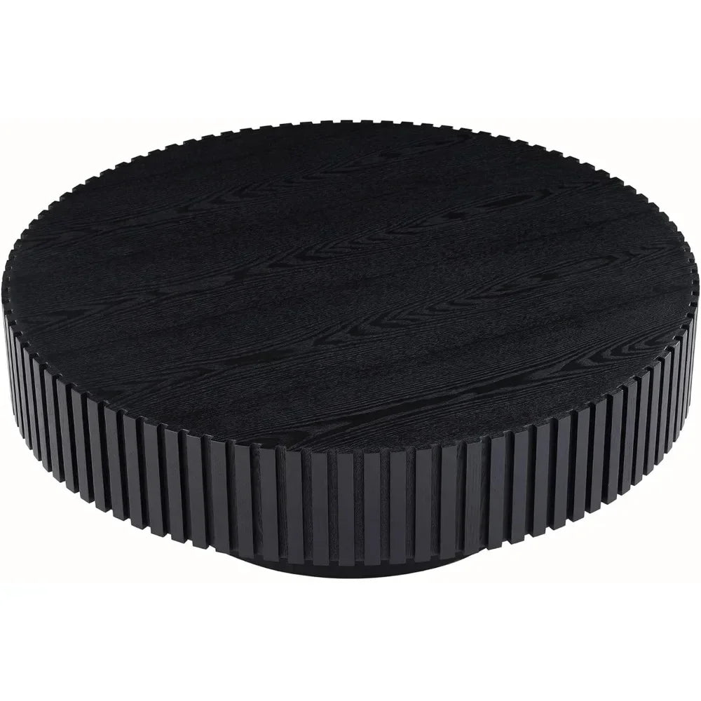 Modern 31.49 Inch Round Coffee Table Luxury Living Room Accent Table