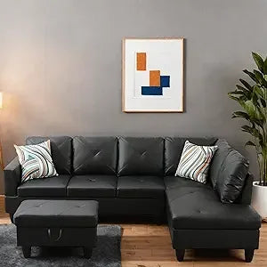 Ljustra Modular Sectional Sofa 4 Seat Convertible Couch Living Room