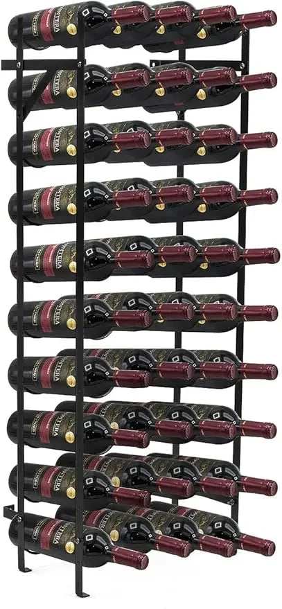 Freestanding Wine Rack Modern Bottle Holder Storage for Home Bar