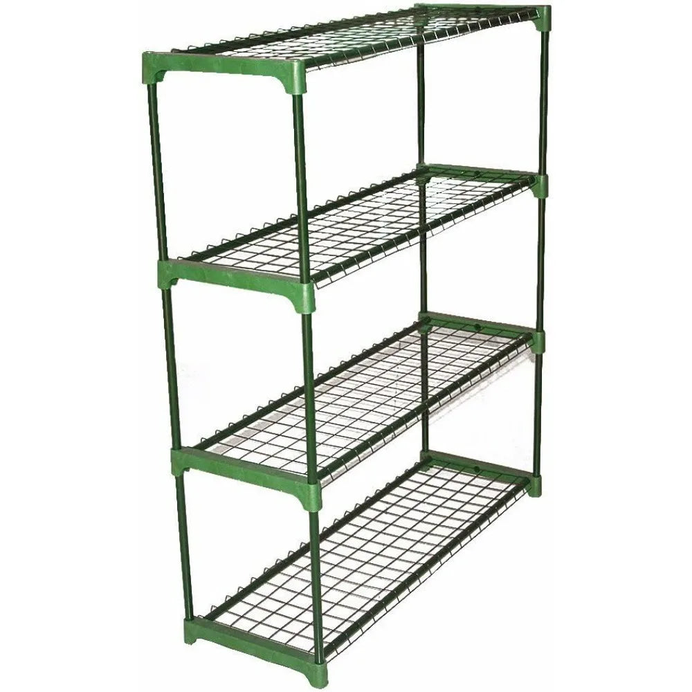 Garden Greenhouse Steel Shelving Unit Plant Stand 2 Pack Storage Racks