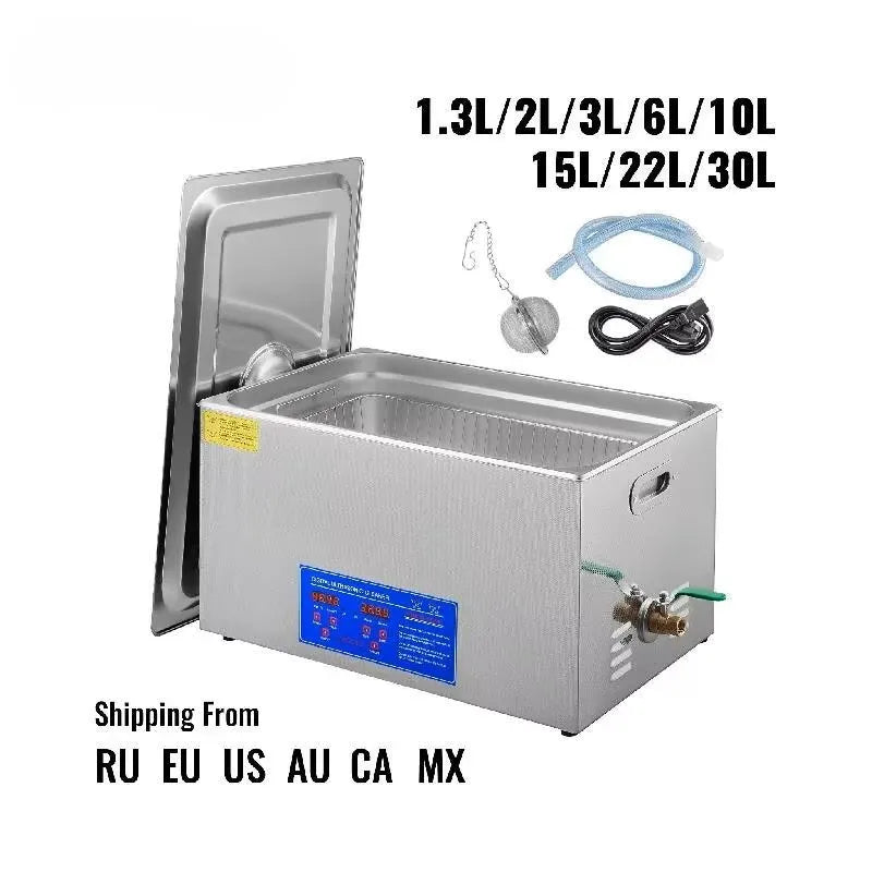 **** Ljustra Ultrasonic Cleaner 1.3-30L Powerful Digital Jewelry Washing Machine