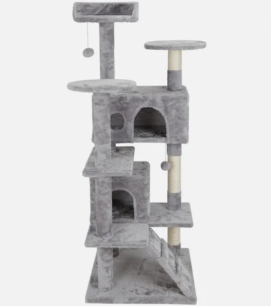 Cat Tree Tower Activity Center Playhouse for Small Medium Cats 53 Inch