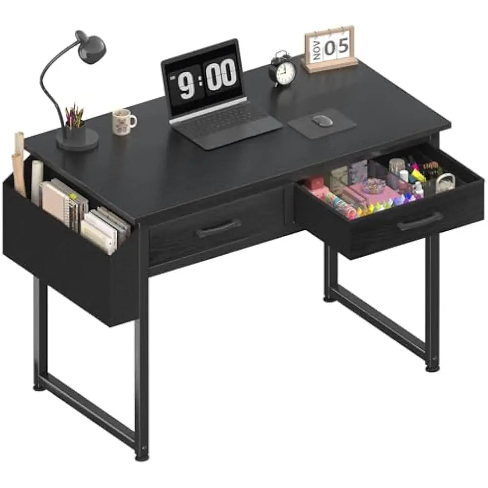 32 Inch Vanity Desk with Storage Drawer Compact Writing Table