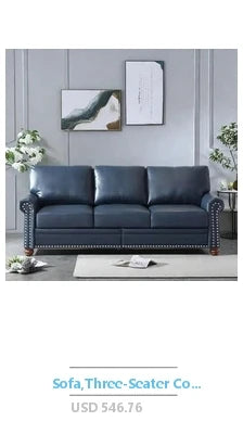 Ljustra Modern 3-Seater Sofa Couch No Assembly Required Cat Scratch Resistant