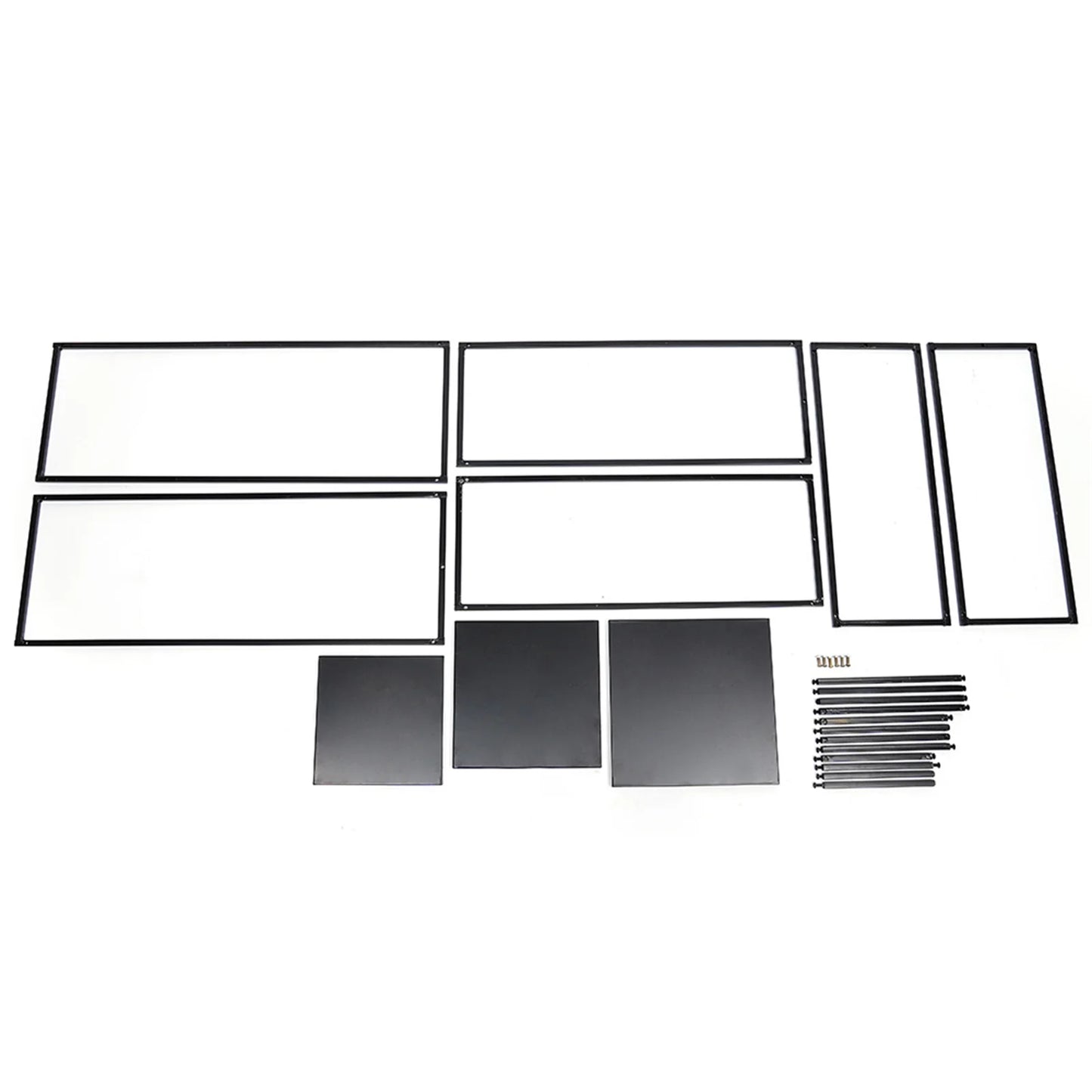 Set of 3 Metal Square Flower Stands Plant Holders for Home Wedding Decor