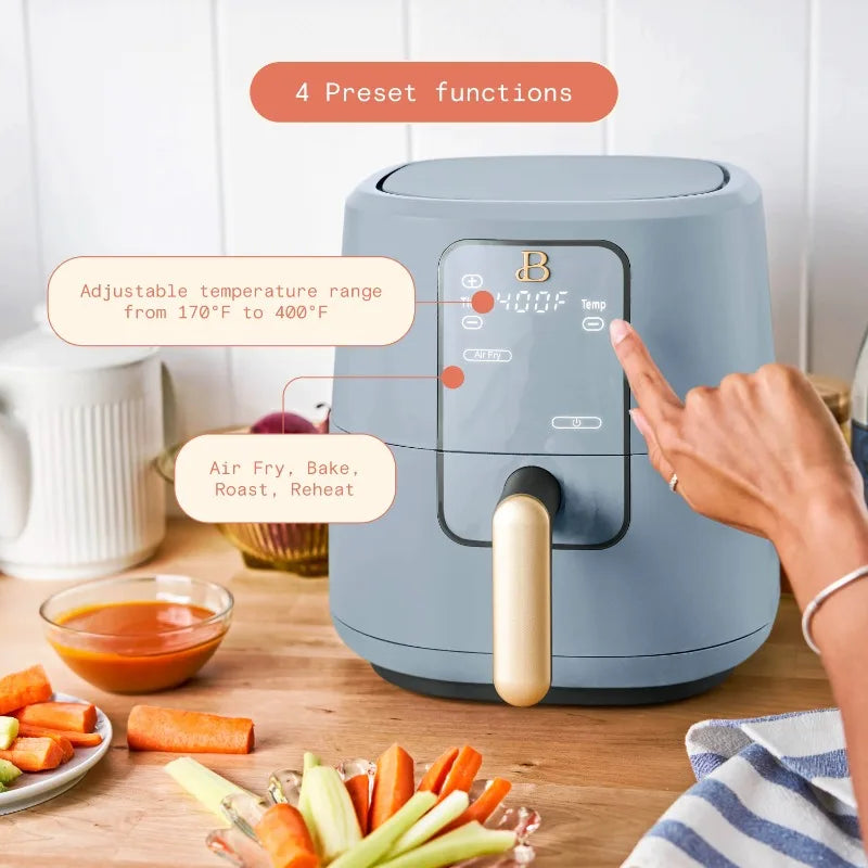 Beautiful 3 Qt Air Fryer TurboCrisp Technology Kitchen Appliance
