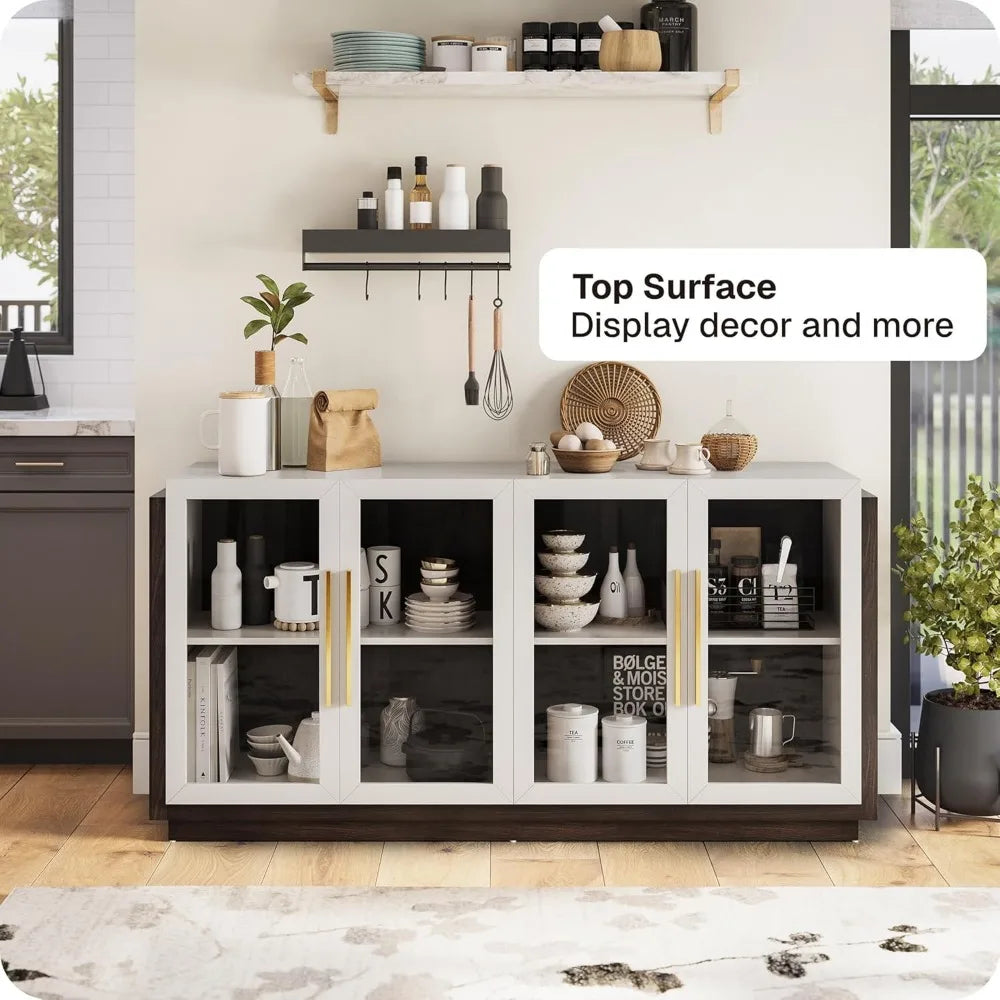 Modern Sideboard Buffet Cabinet Storage Console Table for Dining Room