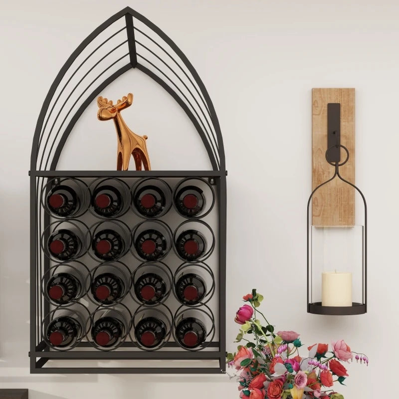 Sailboat Shaped Display Rack Freestanding Cabinet Wine Spirits Storage