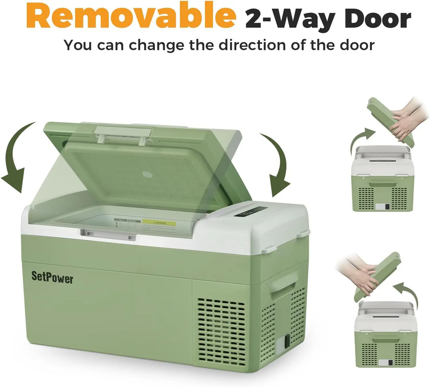 Setpower FC20 Portable 12V Refrigerator Fast Cooling Car Fridge Freezer