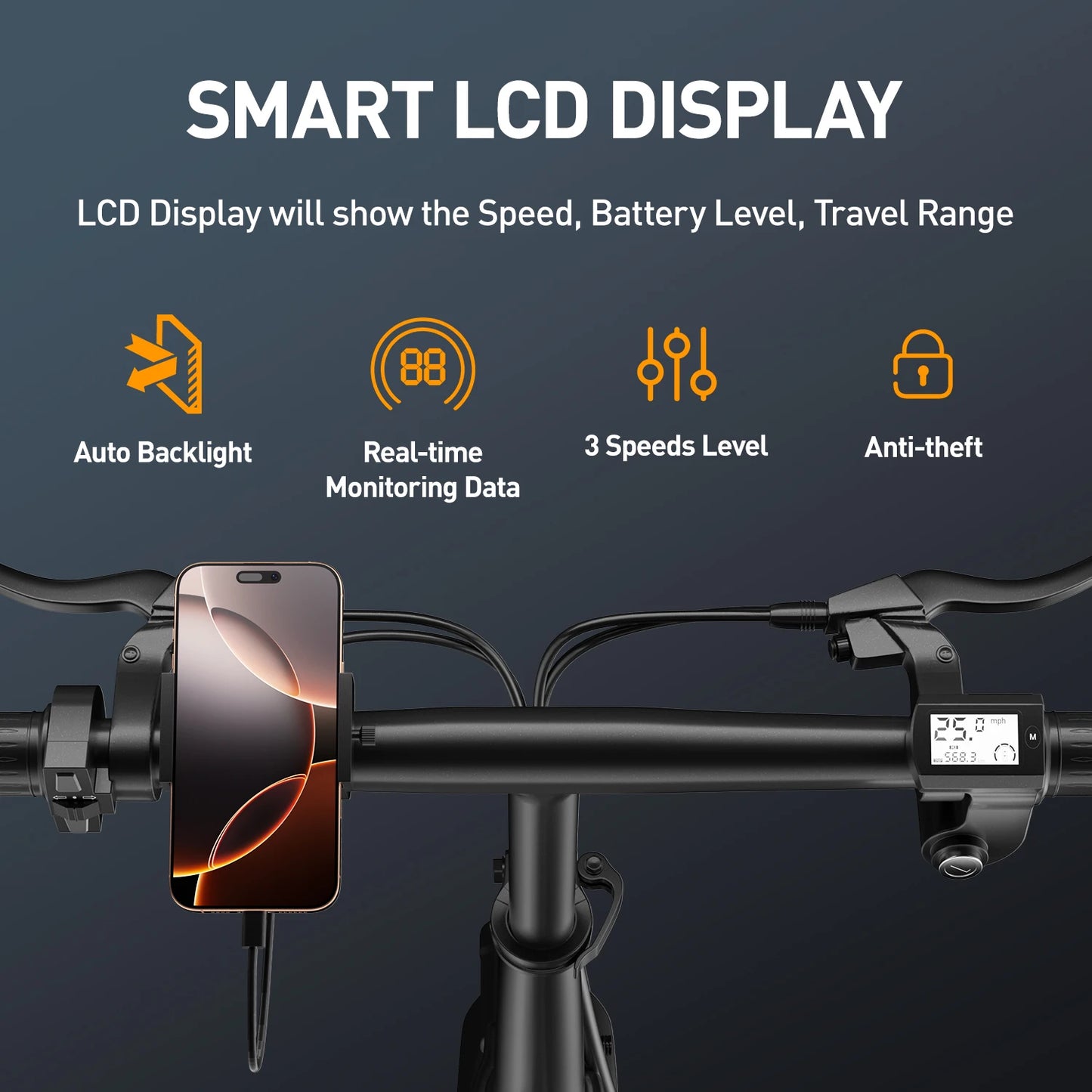 14 Inch Folding Mini Electric Motorcycle 500W 30 Mile Range Commuter