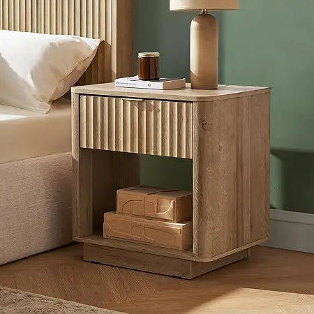 Brooklyn Night Stand Modern Farmhouse Nightstand Small Bedside Table
