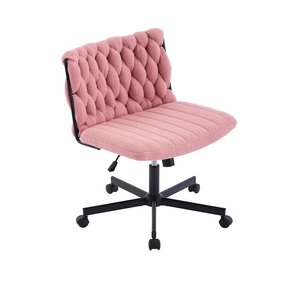 Modern Criss Cross Office Chair Extra Wide Adjustable Height Swivel