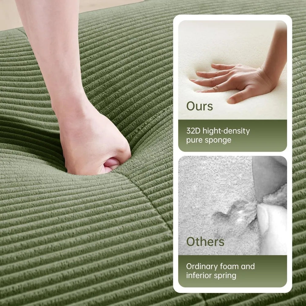 Ljustra Cloud Sectional Couch Modular Sofa Comfy Loveseat for Small Space