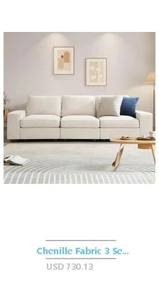 Modern L-Shape Sofa Sectional Couch with USB Port and Storage Ottoman