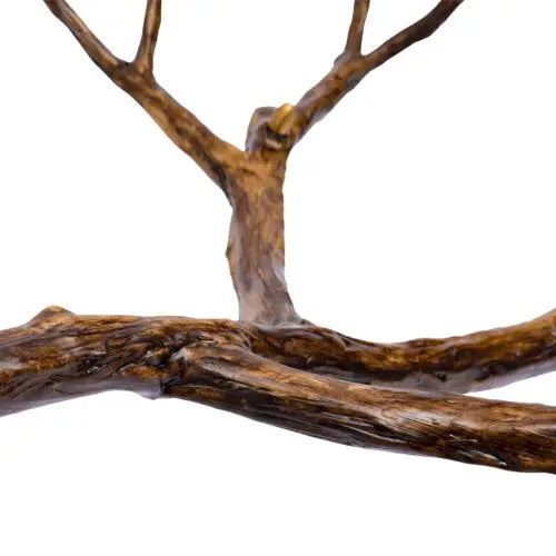 Vintage Rustic Tree Branch Glass Ball Chandelier Nordic Hanging Lamp