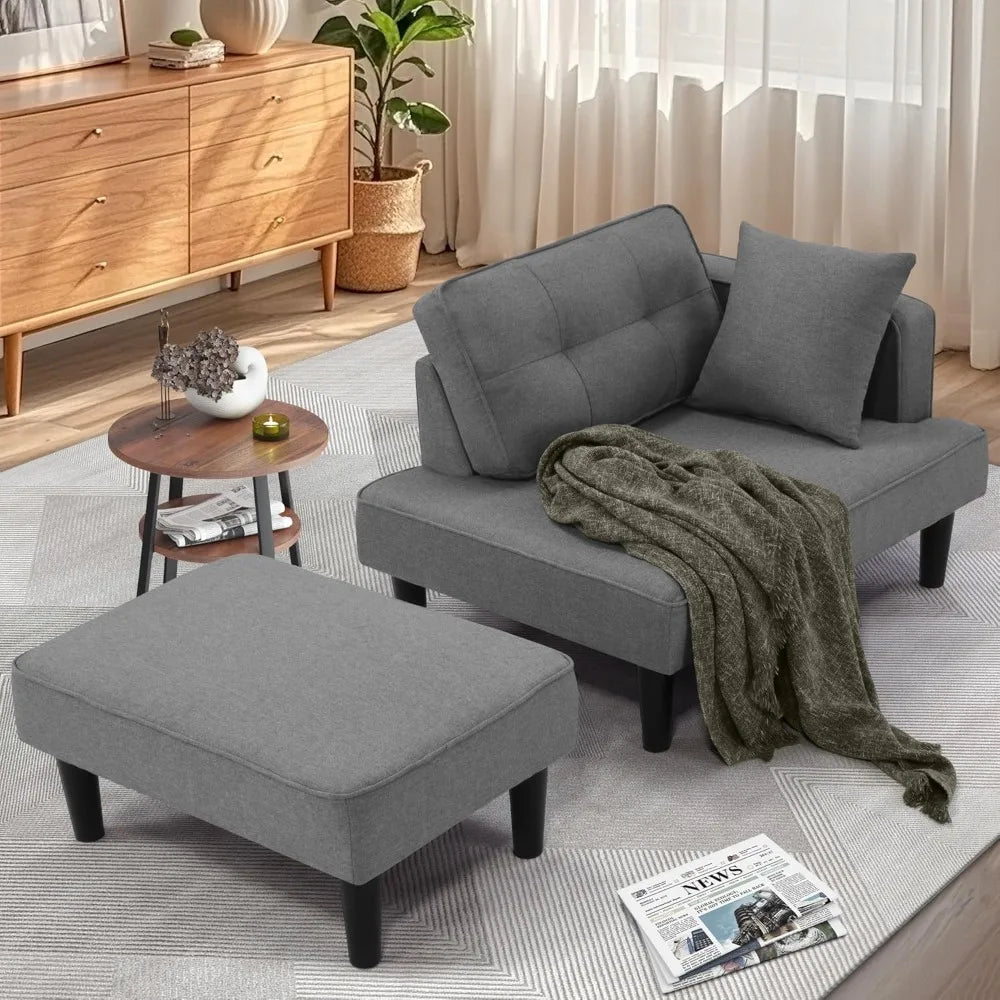 Ljustra Recliner Sofa Bed Convertible Sectional Couch Modern