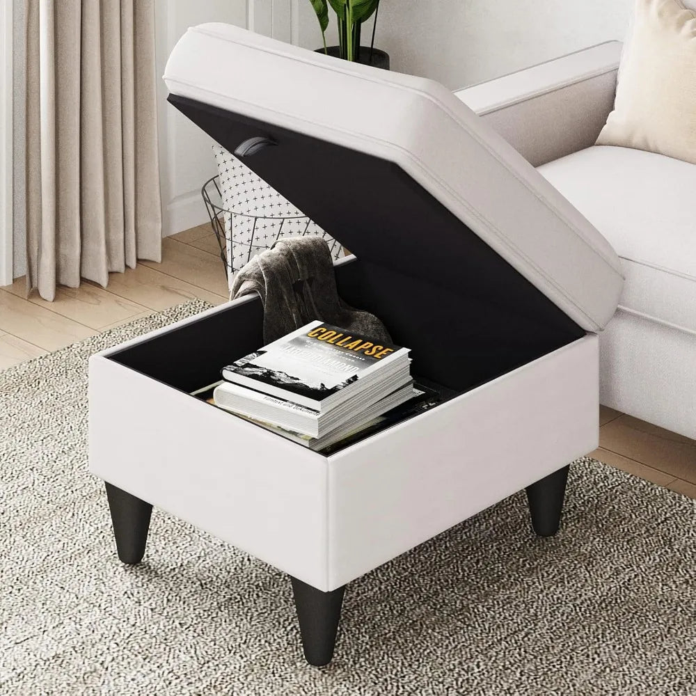 Ljustra Convertible Sectional Sofa Couch with Storage Ottoman