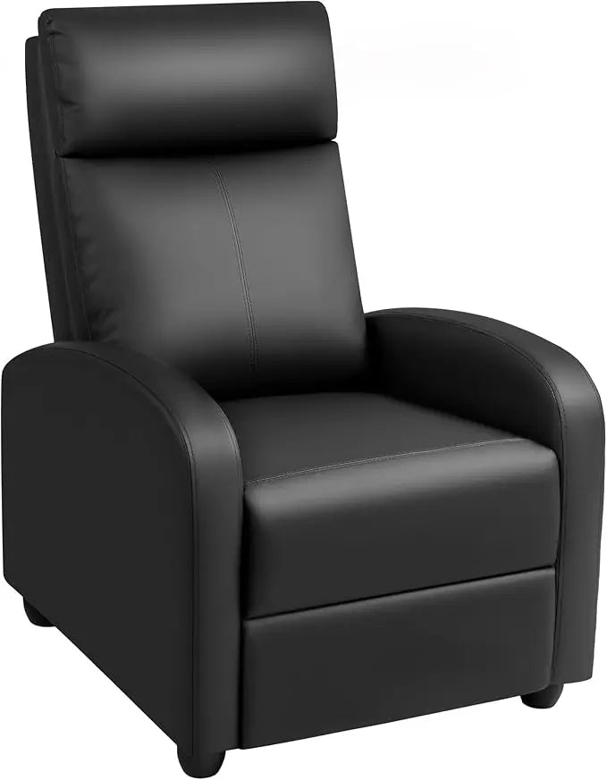 Modern Adjustable PU Leather Recliner Chair for Living Room Theater