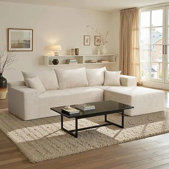 Ljustra Cloud Sectional Couch L-Shape Modern Modular Sofa