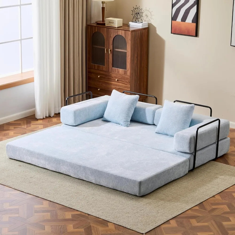 Ljustra Convertible Sleeper Sofa Bed No Assembly Required Modern Design