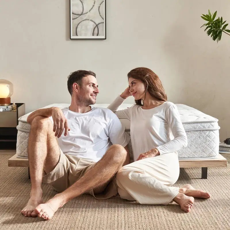 Ljustra 12 Inch Hybrid Full Mattress Memory Foam Pocket Springs Comfort