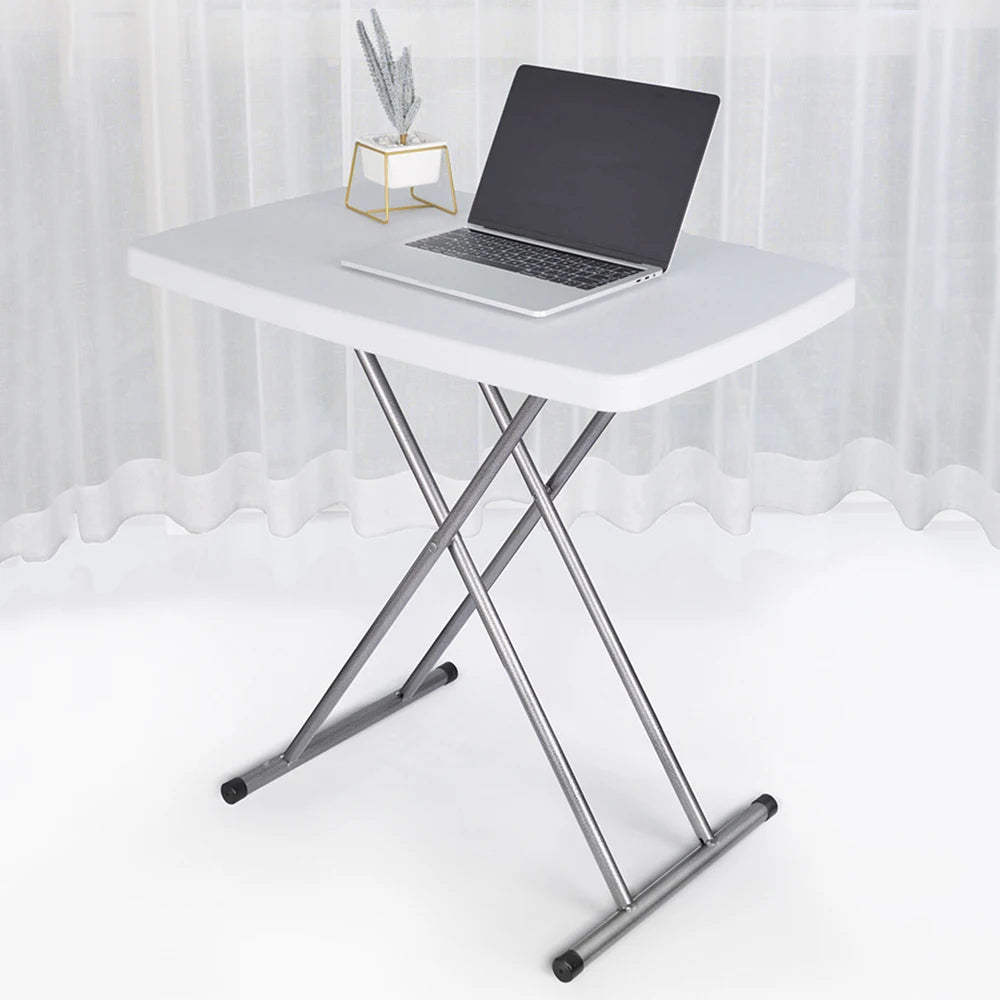 Ljustra Height Adjustable Folding Table Snack Desk Laptop Table