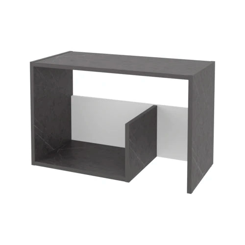 Side Table with Open Storage Compact Design for Living Room Bedroom