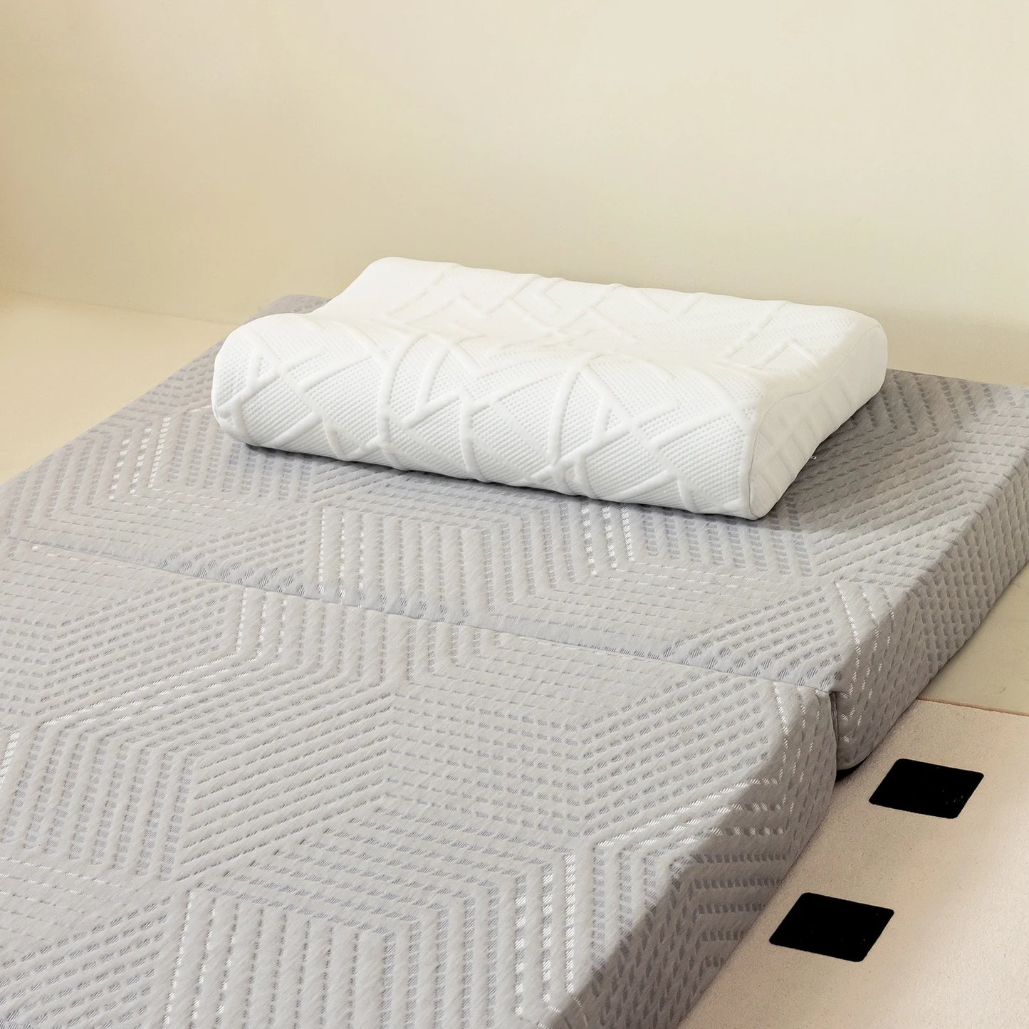 Ljustra Folding Memory Foam Mattress Portable Trifold Camping Guest