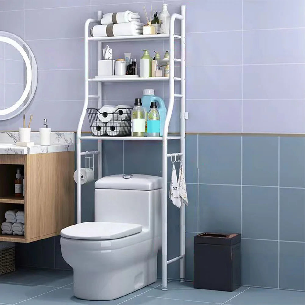 Over Toilet Storage Shelf 2/3 Tier Freestanding Bathroom Organizer