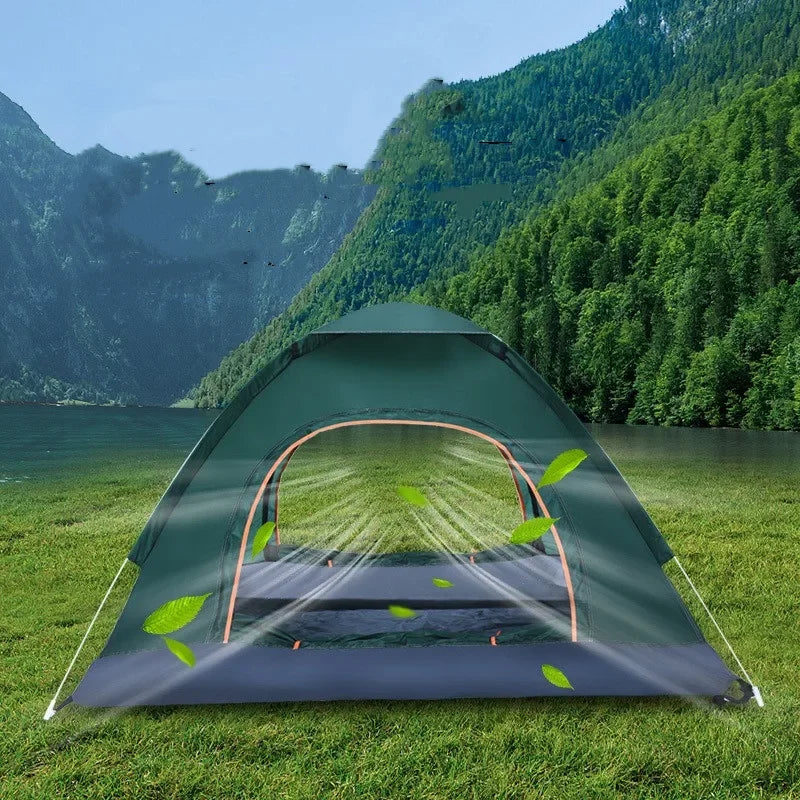 2-3 Person Waterproof Outdoor Pop Up Tent Instant Setup UV Protection