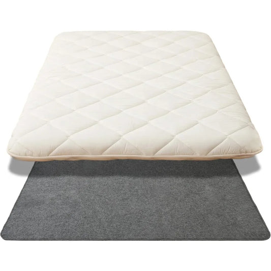 Ljustra Japanese Floor Futon Mattress Cotton Shikibuton Roll Up Full