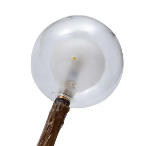 Vintage Rustic Tree Branch Glass Ball Chandelier Nordic Hanging Lamp