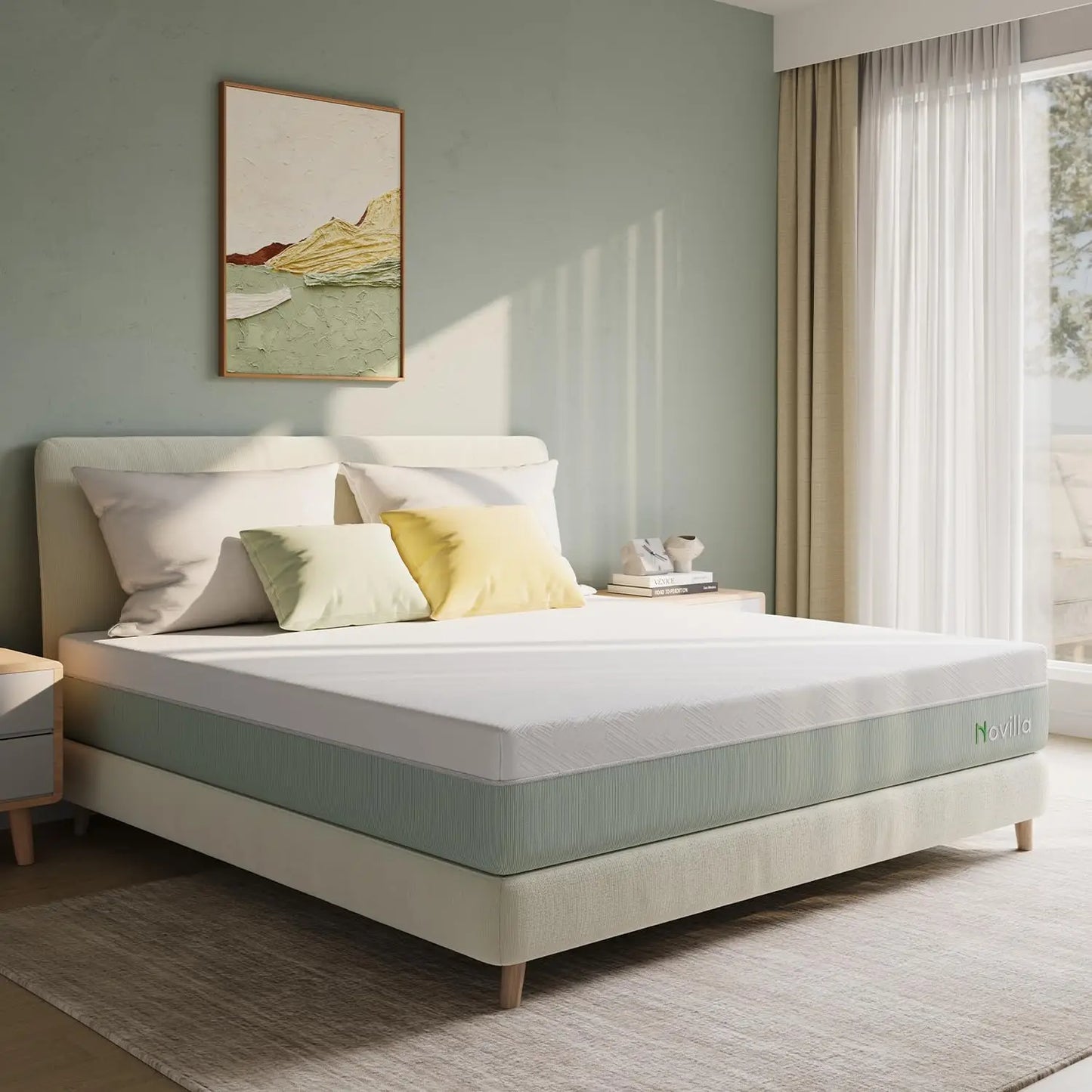 Ljustra Gel Memory Foam Mattress Medium Firm Pressure Relief 11 Inch